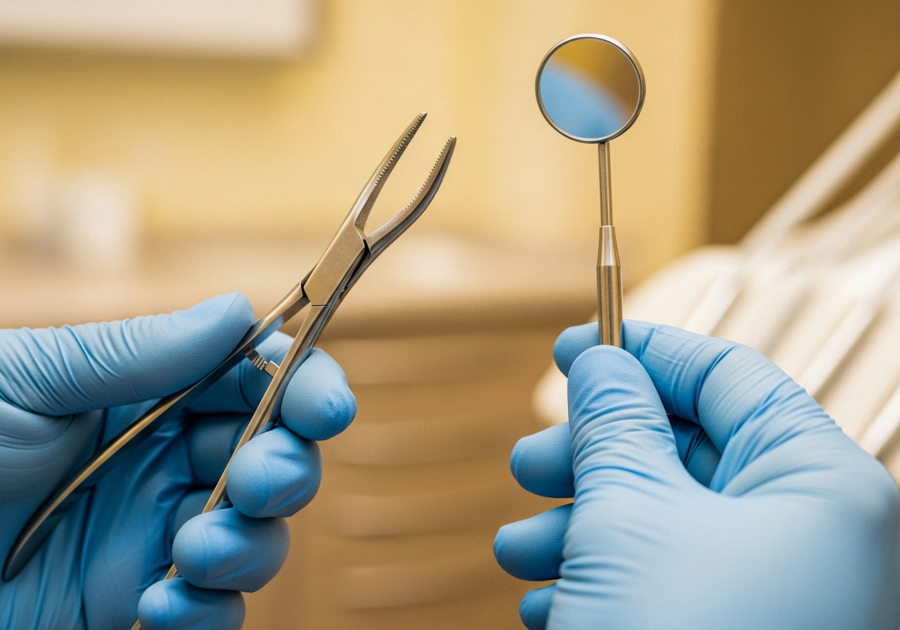 Tooth extraction procedure at Venetian Pointe Dentistry, Orlando